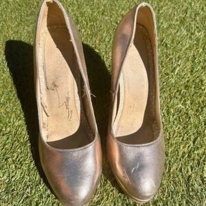 Chic Metallic Women's Heels